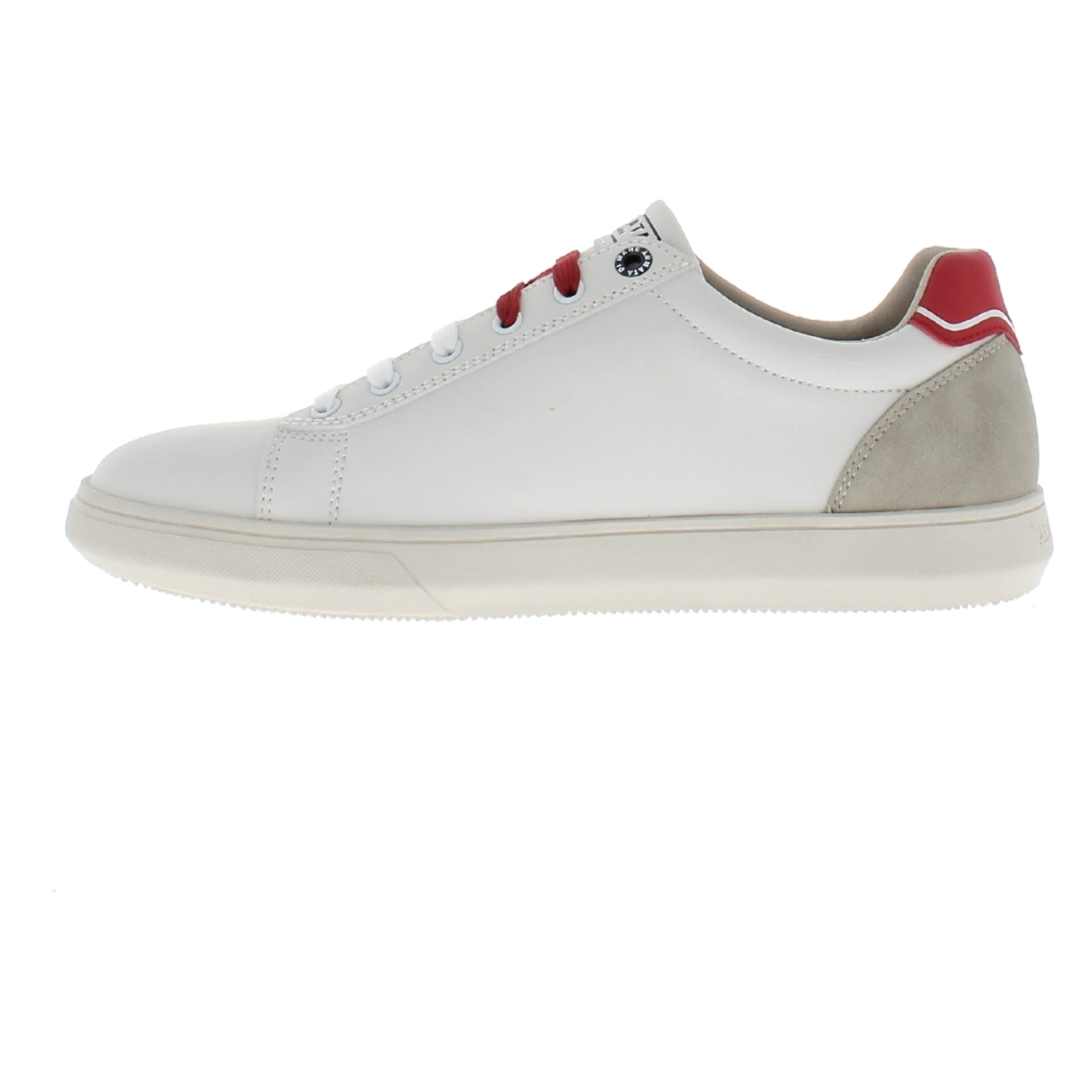 Armata di Mare Scarpe Uomo Court Sneakers Casual con Soletta Rimovibile in Memory Foam AMU S24M532 Off White Red