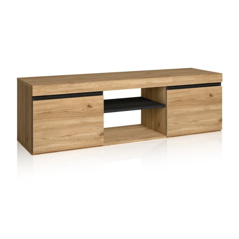 Mueble TV Ebos 140 Roble Nude - Ceniza