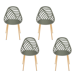 Chaise Mollina Olive - Lot De 4