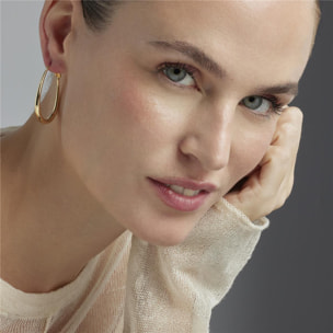 Pendientes Lux by Lux acabadoss en oro amarillo de 18k