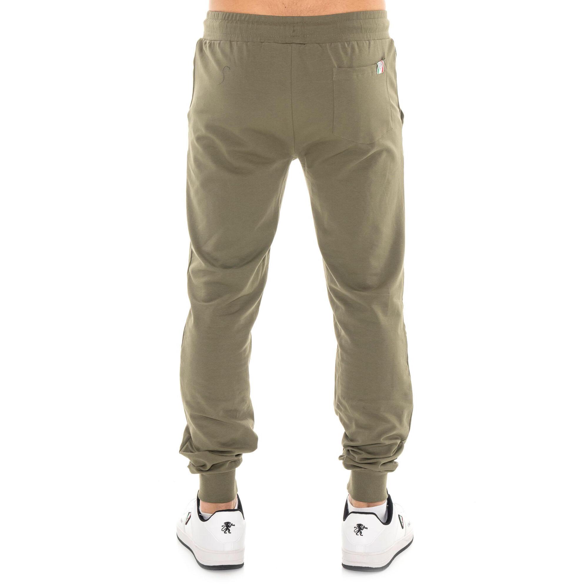Pantalón deportivo de hombre Leone Basic con puños