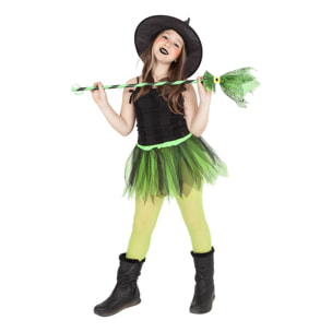 ESCOBA BRUJA TELARAÑA VERDE