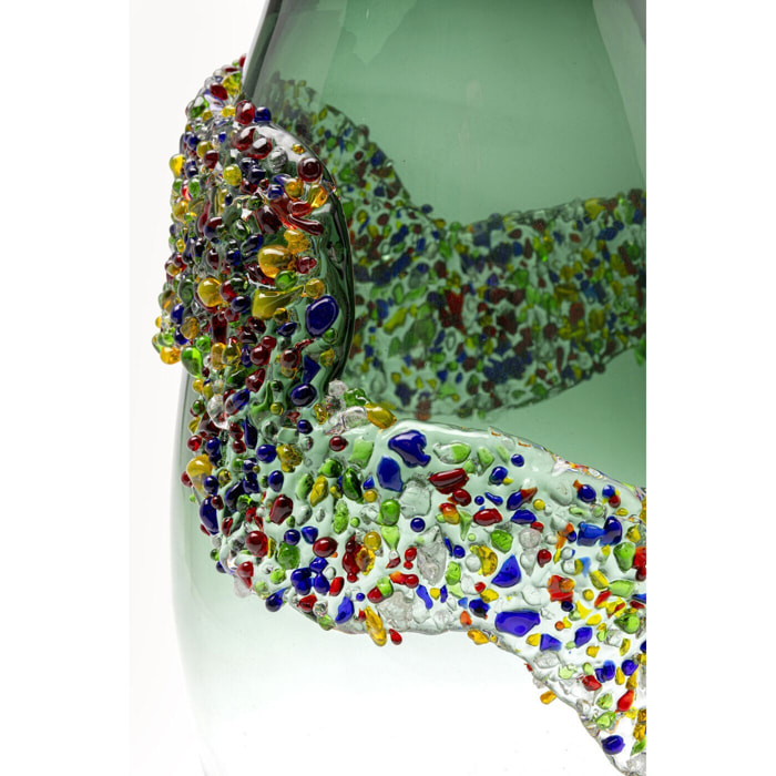 Vase Glitter Circle 33cm Kare Design