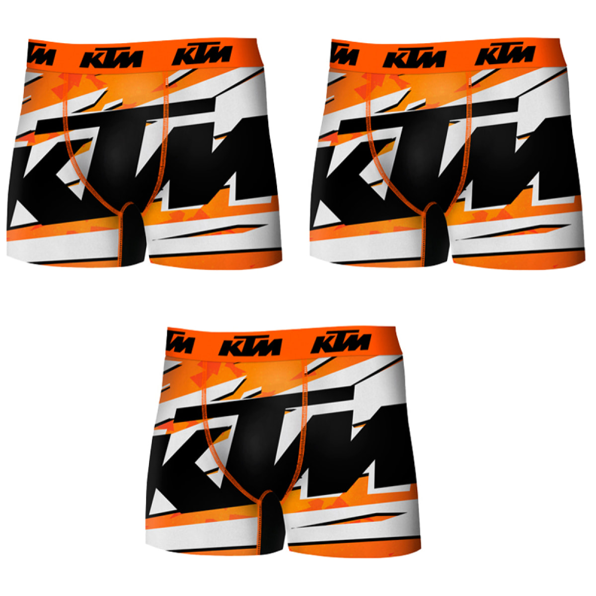 Pack 3 calzoncillos KTM Mugello para hombre