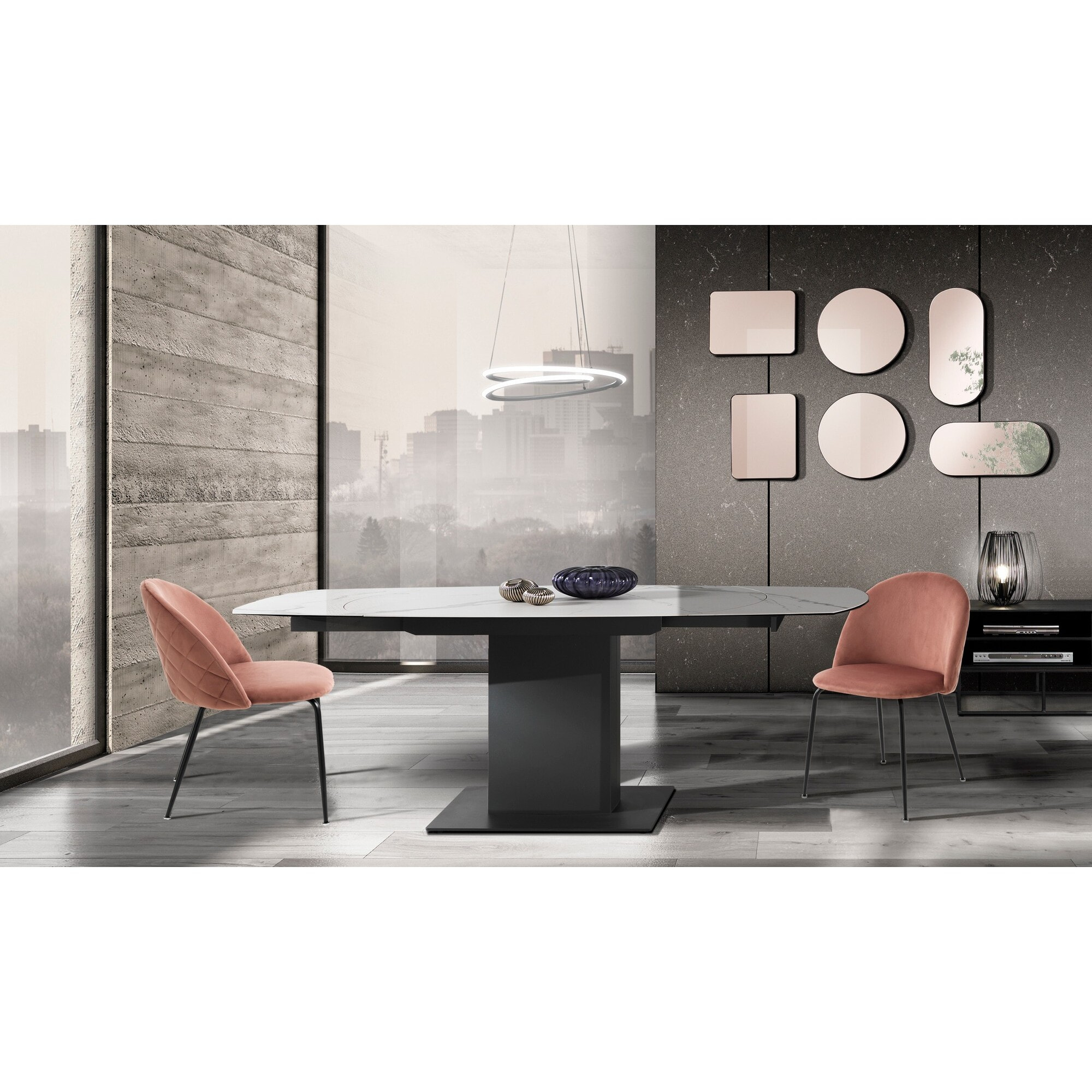 TOMASUCCI set 4 sedie SELLY PINK