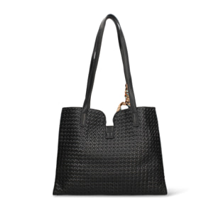 Borsa a mano da donna - Modello Edera Pro - Pelle vegana PU - 35.0 x 27.0 x 12.0 cm