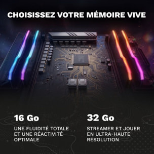 PC Gamer SKILLKORP SK01 - AMD Ryzen 5 5500 - NVIDIA GeForce RTX 3050 - 16 Go RAM DDR4 - SSD 512 Go