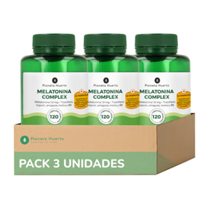 Pack 3xMelatonina complex Planeta Huerto 120 caps