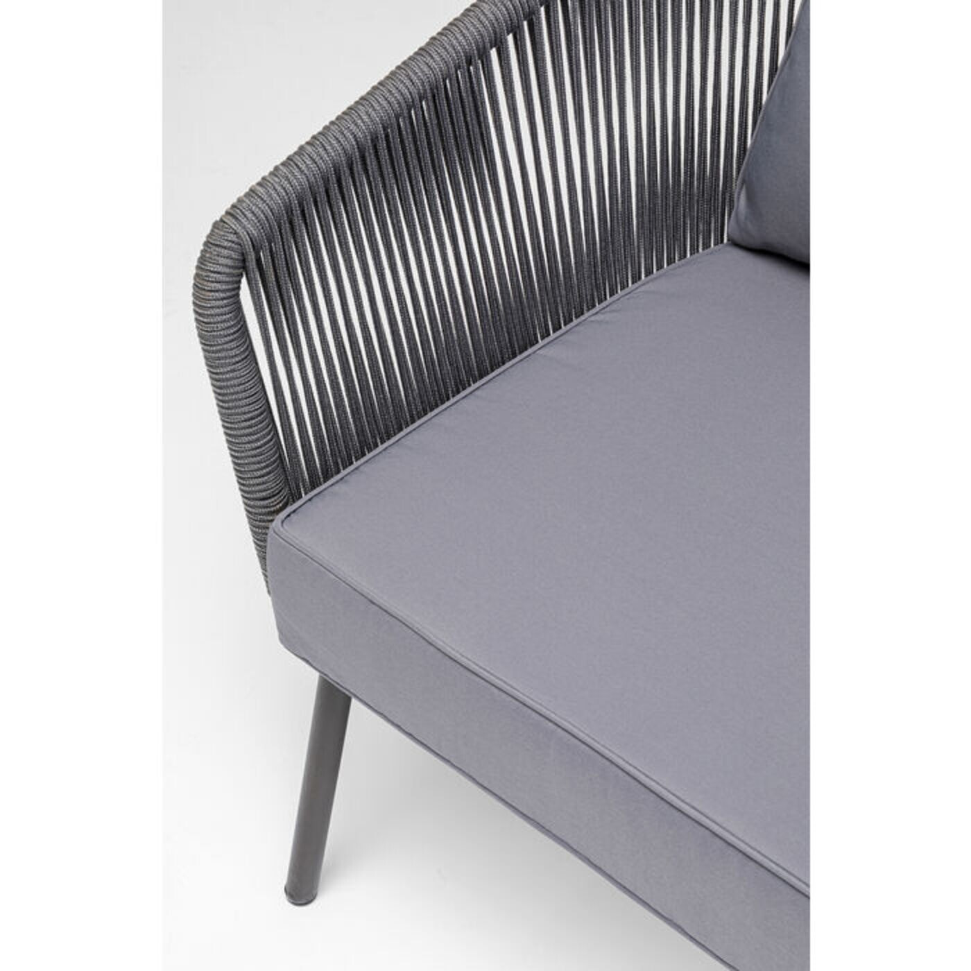 Salon de jardin Elba 4 places gris Kare Design
