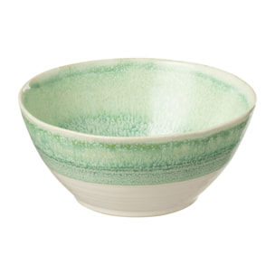 J-Line bol Lara - porcelaine - vert - small - 6 pcs