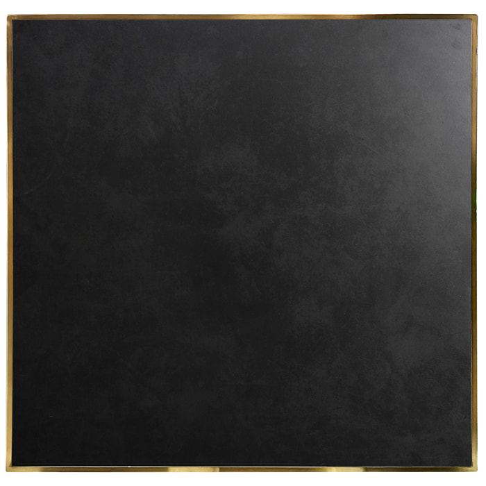 Piano Diamond 80X80 Pietra Nero C/Bordo Oro