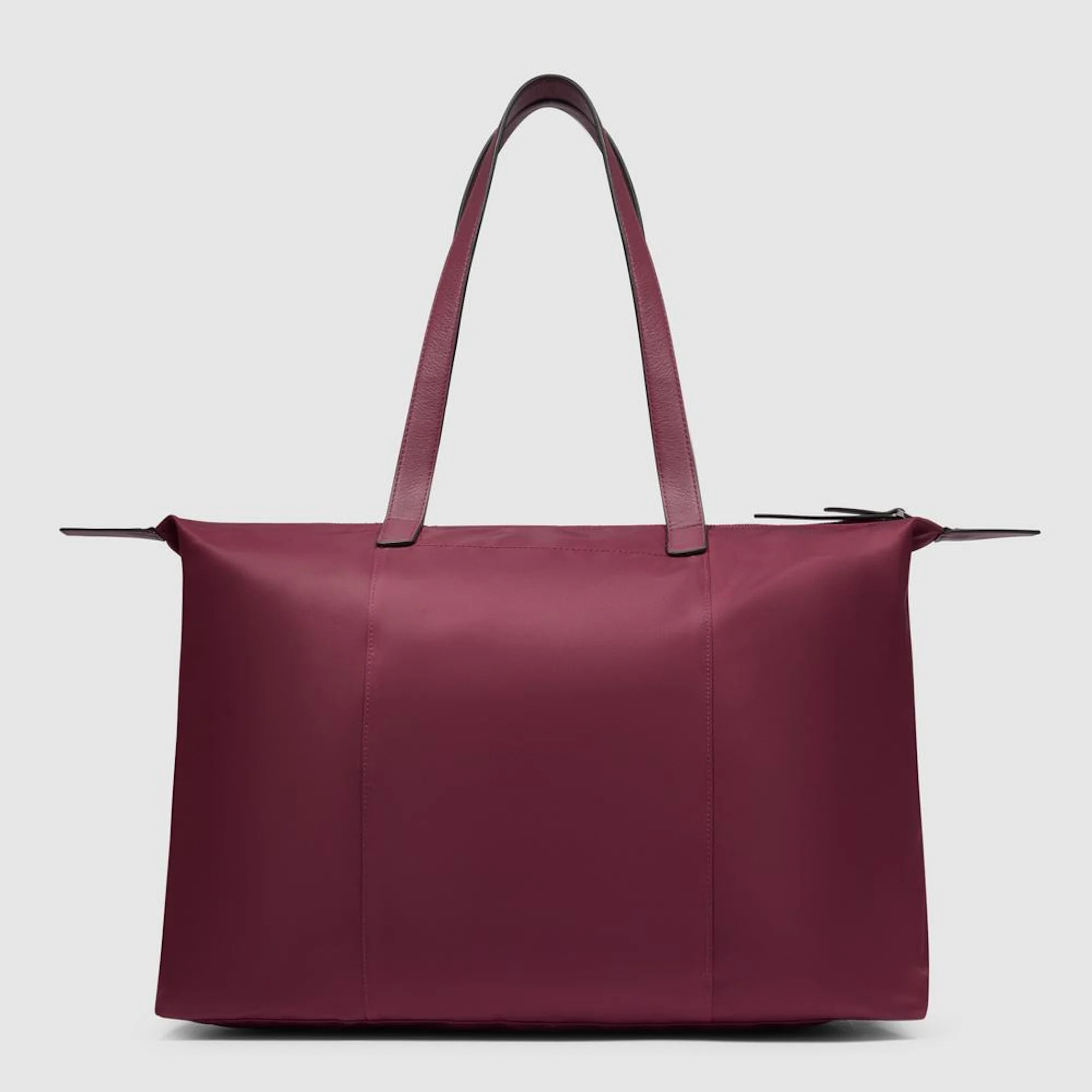 Piquadro Borsa porta pc pieghevole in tessuto riciclato e pelle