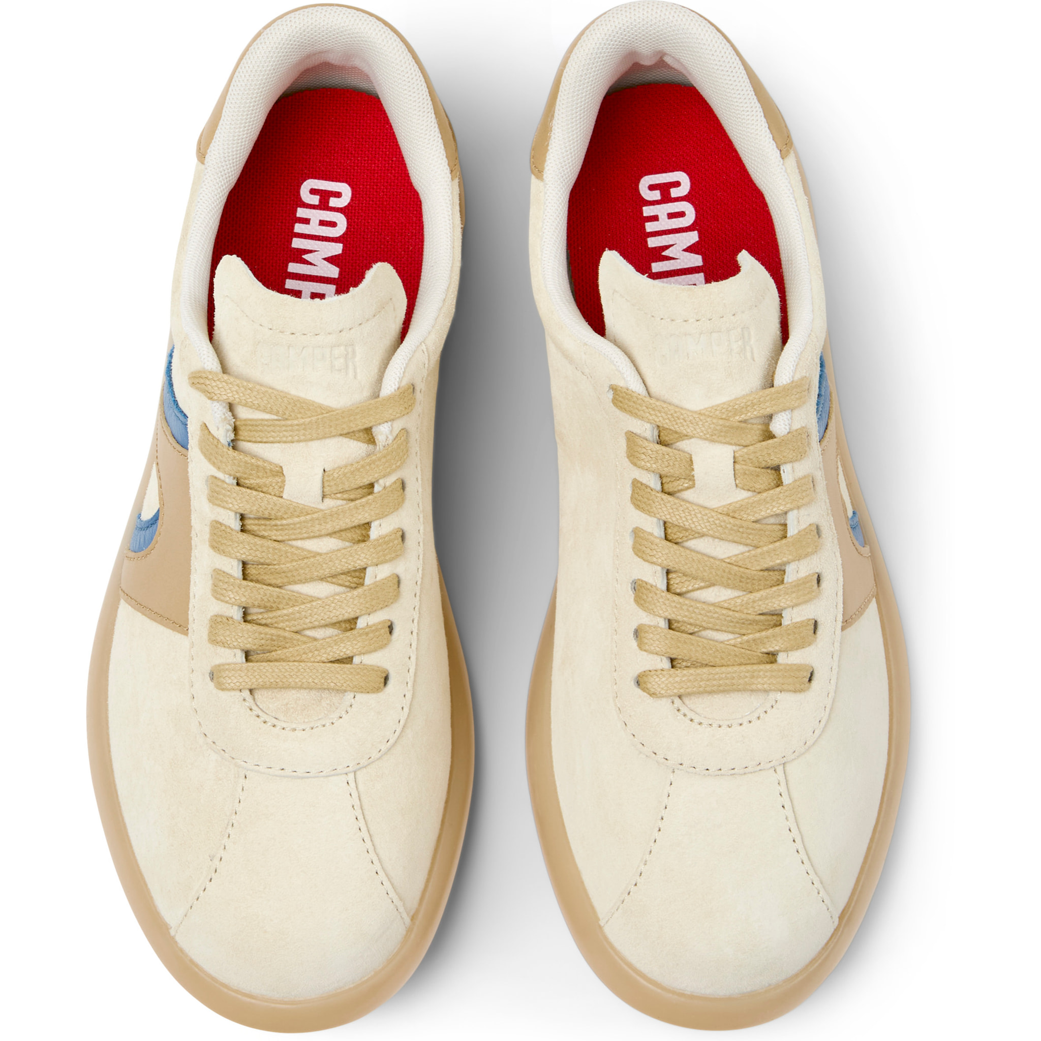Zapatillas - CAMPER Pelotas Soller - Blanco - Cuero Nubuck