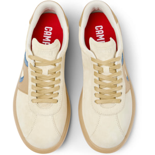 Zapatillas - CAMPER Pelotas Soller - Blanco - Cuero Nubuck
