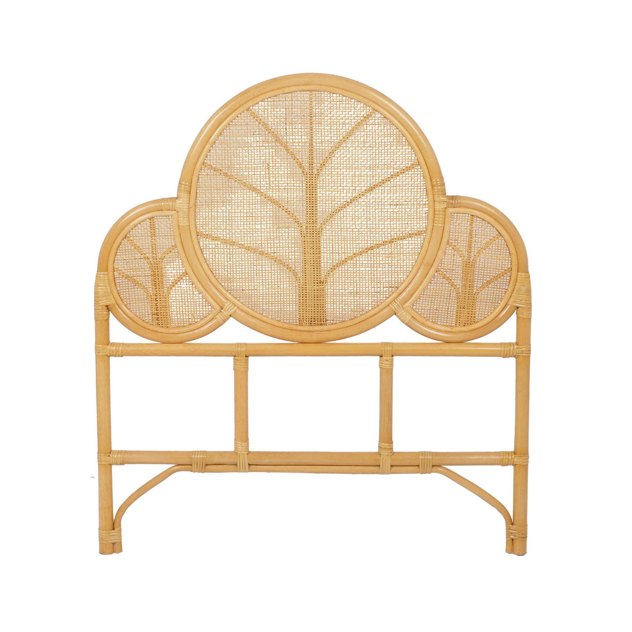 Tête de lit exotique rotin chambre enfant 90 x 100 cm LIOR