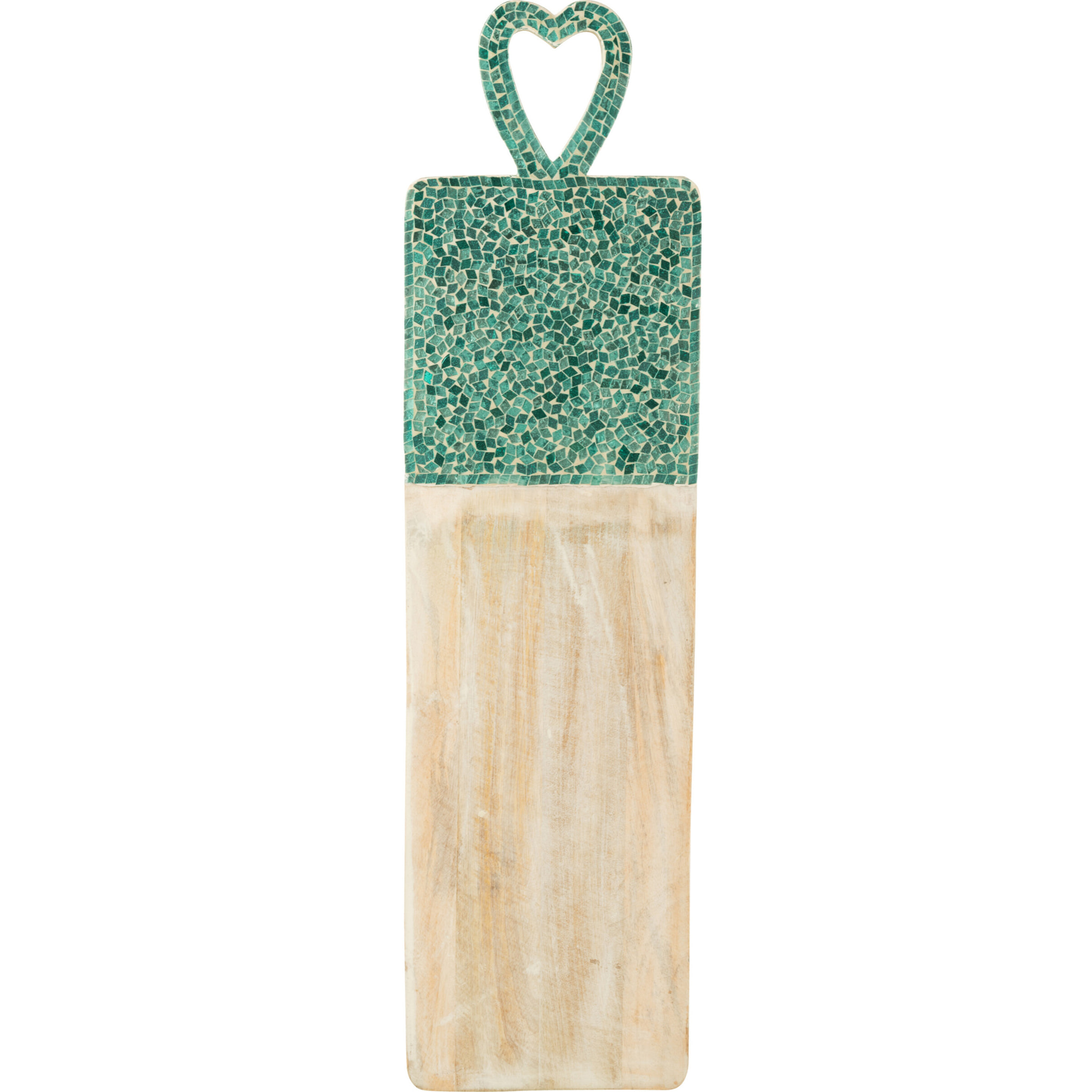 J-Line planche Coeur Mosaïque Long - bois - vert