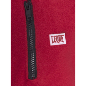 Leone 1947 Apparel Chaqueta de hombre Micro Polar, con cuello alto y media cremallera