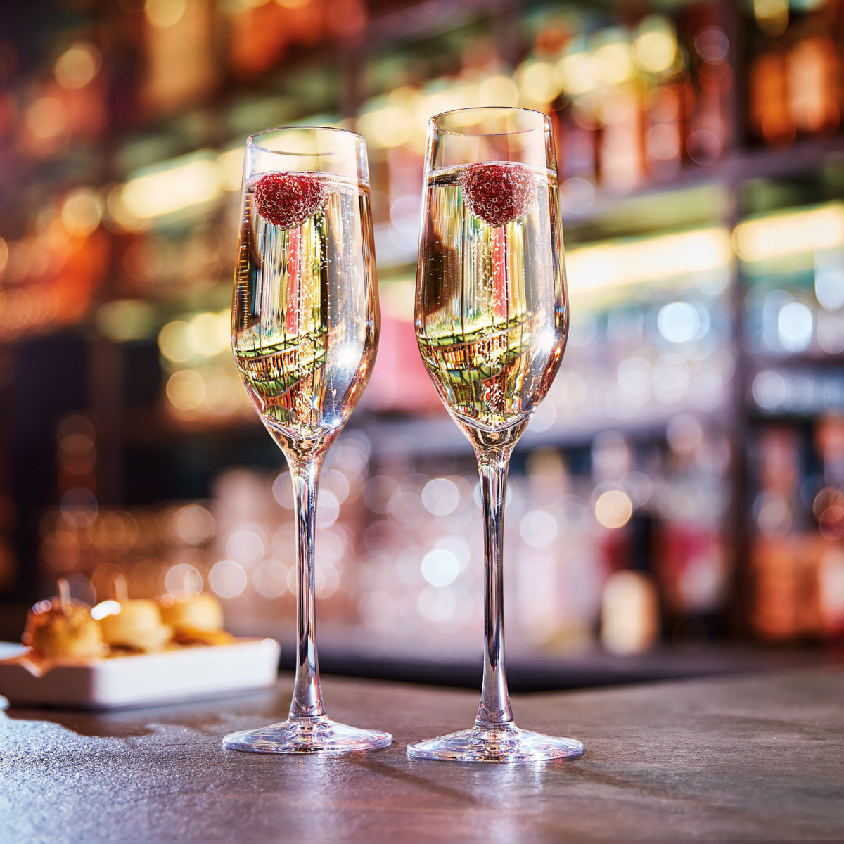 Sens - Lot de 6 flûtes 16 cl et 6 verres à pied 27 cl