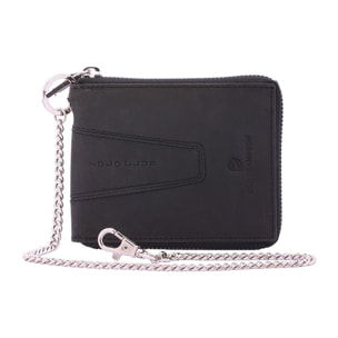 Portafoglio uomo in vera pelle - Modello False - Casual - 10.0 x 12.0 x 3.0 cm