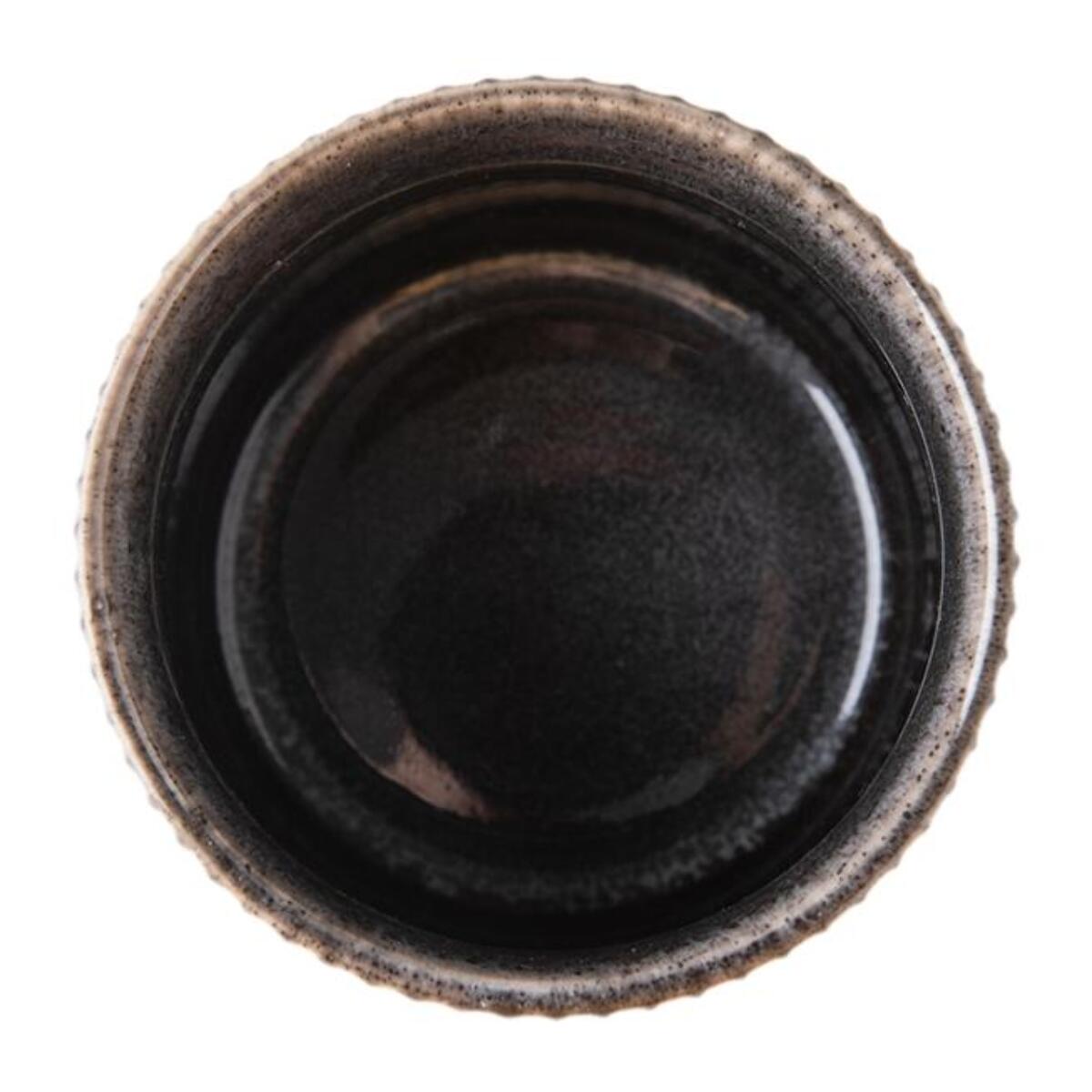 Lot de 4 tasses noir - "Charbon"