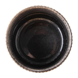 Lot de 4 tasses noir - "Charbon"