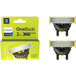 Tondeuse multi usages PHILIPS Oneblade QP6651/61 + 2 lames