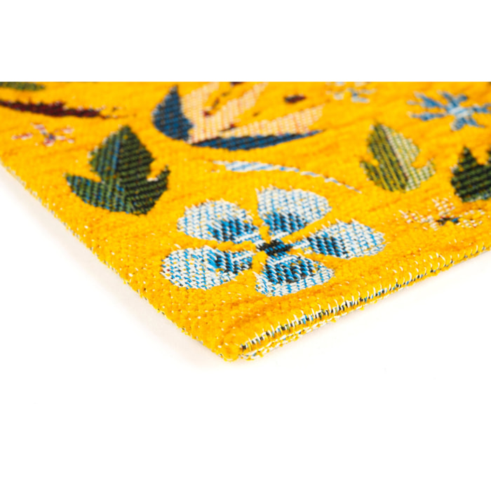 Tappeto Excelsa Mexican Flowers in poliestere e cotone 45x75 cm multicolore