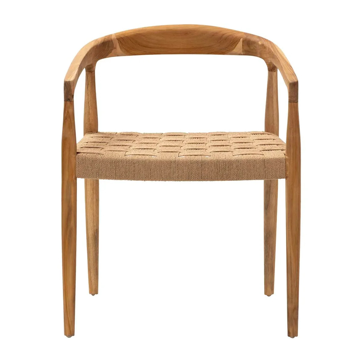 Silla Madera Teka Cuerda 58x55x72 Cm