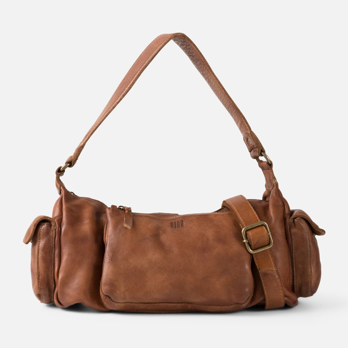 Bolso de hombro BIBA Keno Crazy de piel