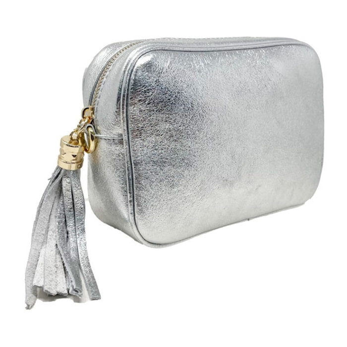 Chicca Borse Tracollina Clutch  Argento