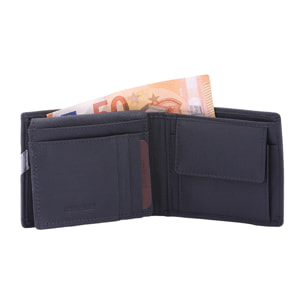 Portafoglio uomo in vera pelle - Modello False - Casual - 9.0 x 11.0 x 2.5 cm