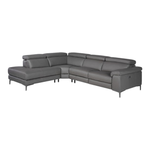 Sofá Angel Cerda de piel de vacuno 295x232x97cm