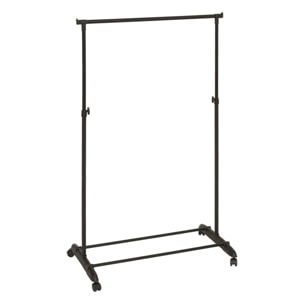 Portant à vêtement extensible à roulettes "Pan"
