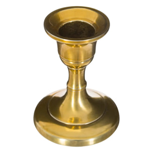 Bougeoir métal doré H7,5cm