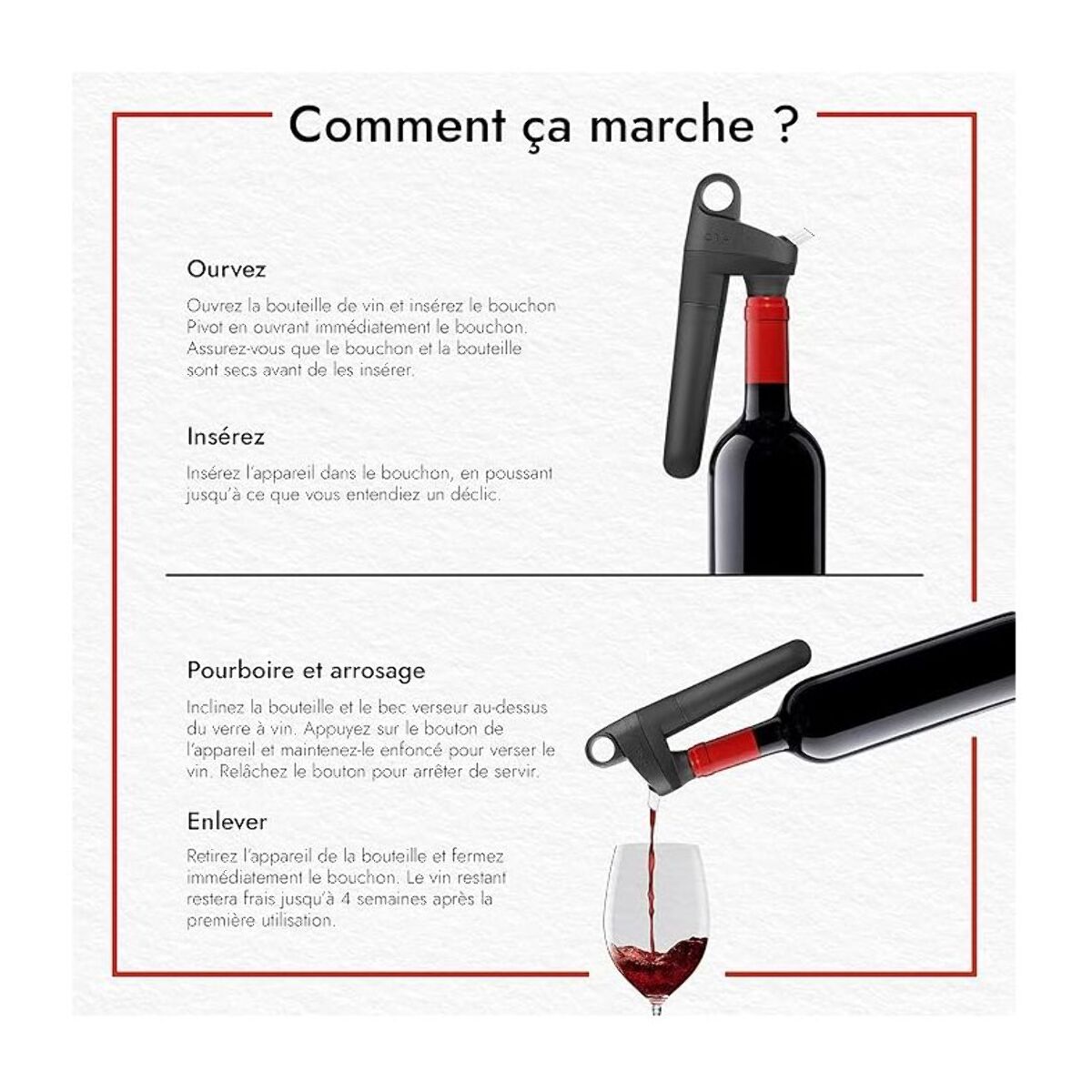 Système de préservation CORAVIN Pivot+