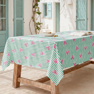 Mantel antimanchas SAVINA MULTICOLOR - 100% algodón