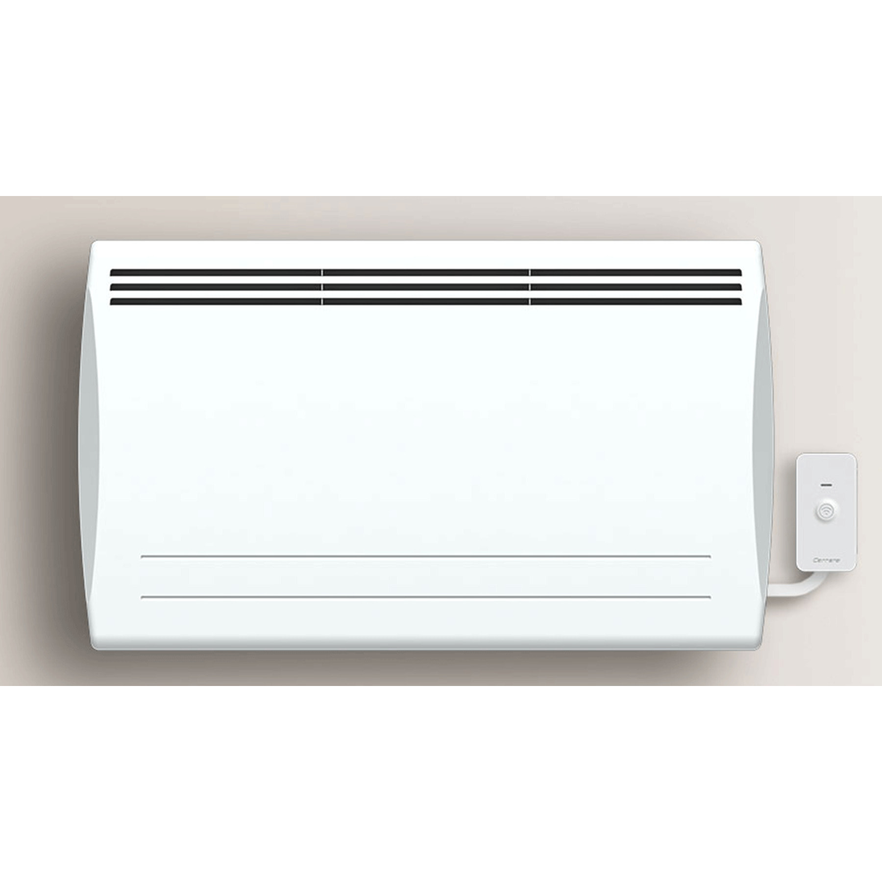 Radiateur électrique LCD céramique blanc 1500W Connecté