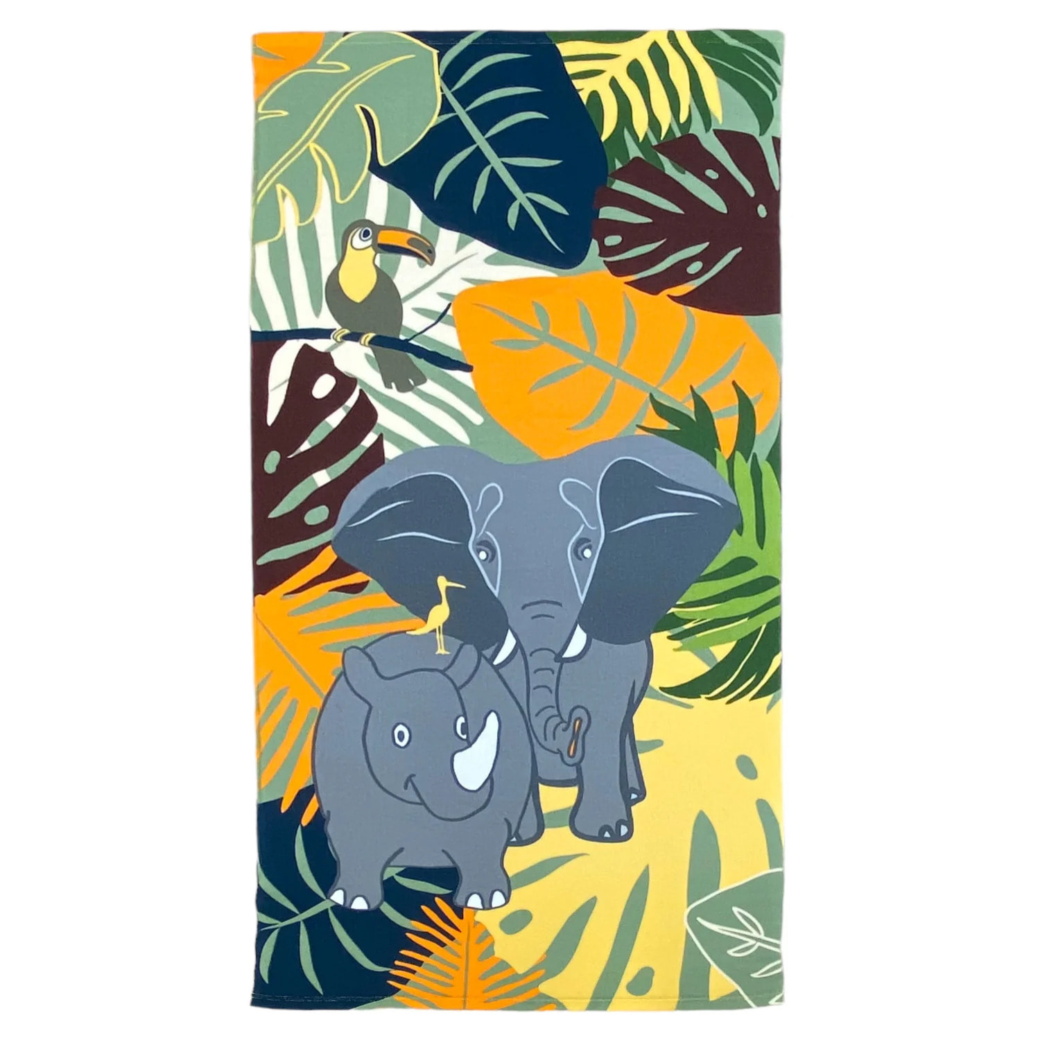 Serviette de plage microfibre Elephant 70x140 250 g/m²