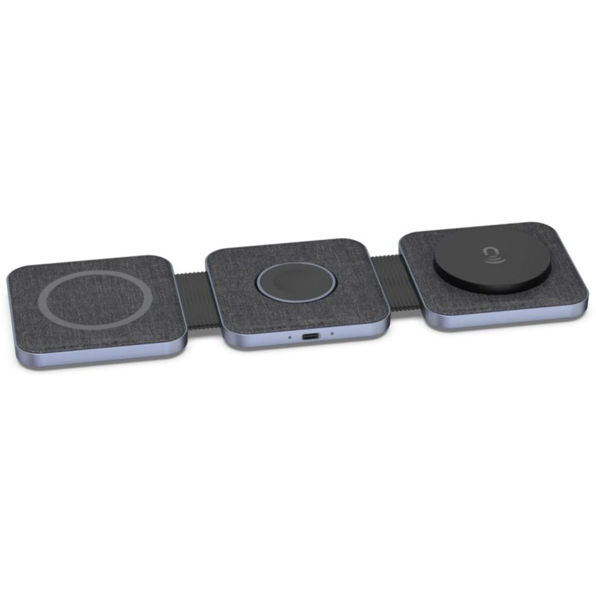 Chargeur ADEQWAT sans fil MagSafe 3 en 1 plat pliable 15W