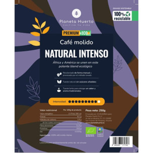 Café molido Eco natural intenso Planeta Huerto 250 g