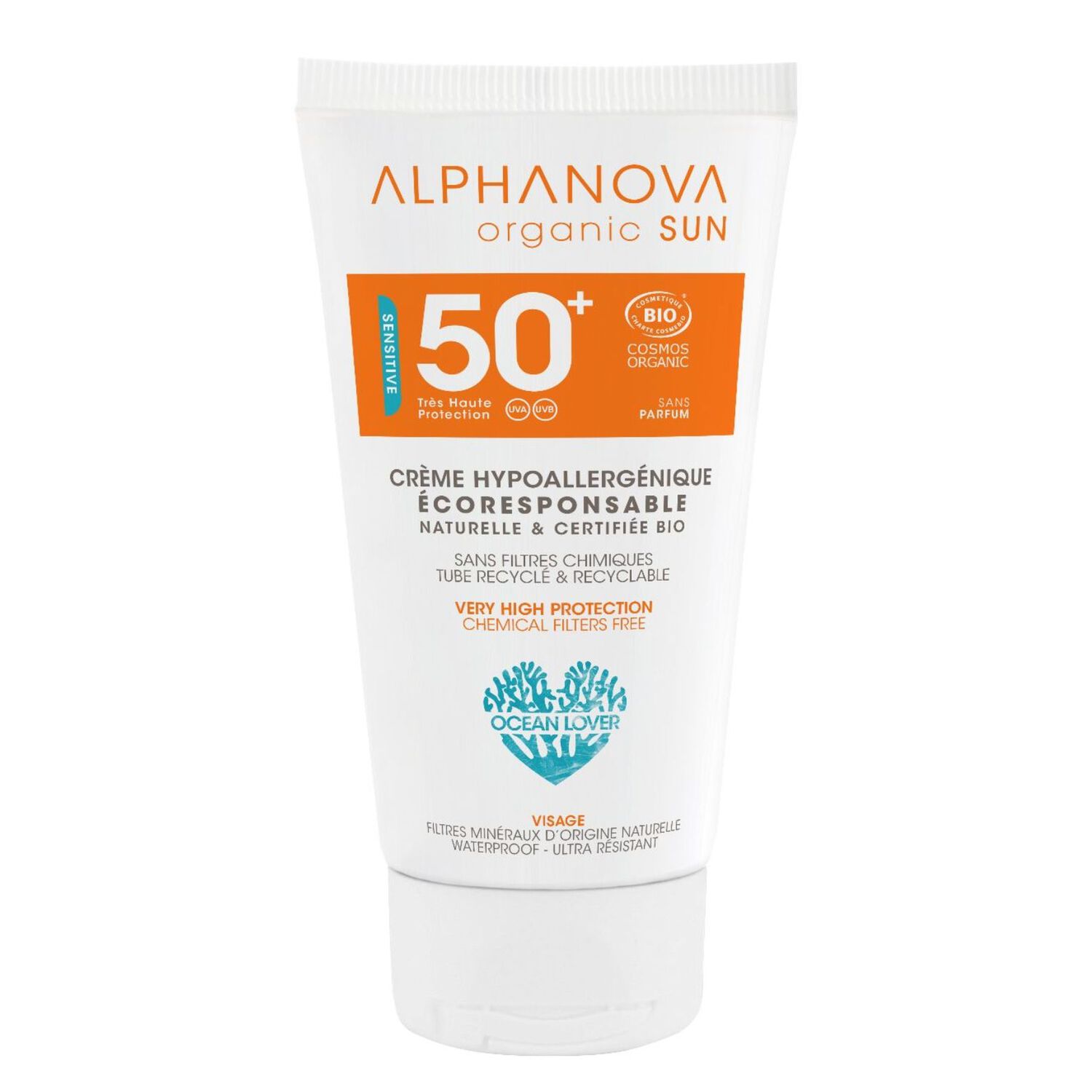 Sun SPF50+  - Crème Solaire Visage 50 ml
