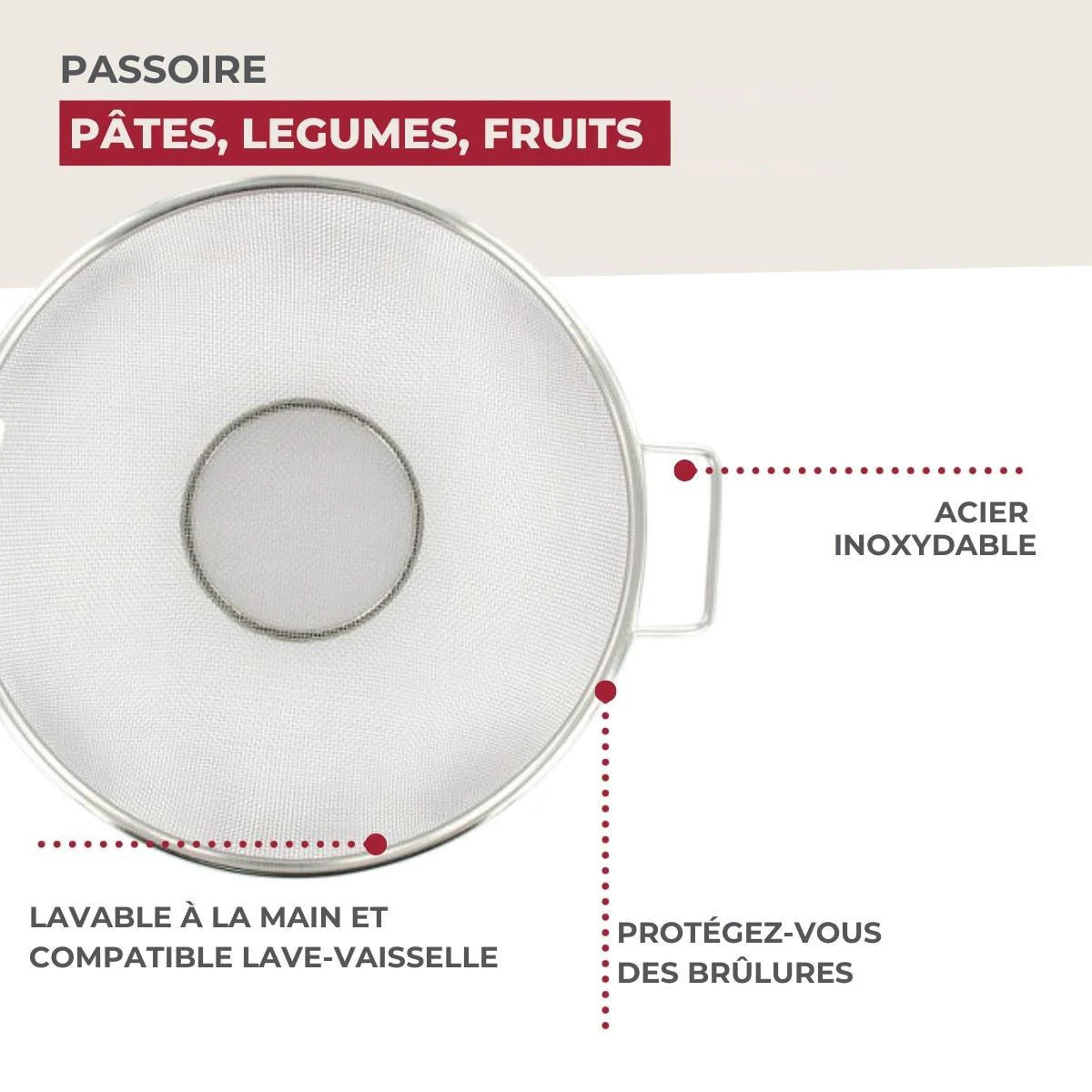 Passoire tamis Fackelmann