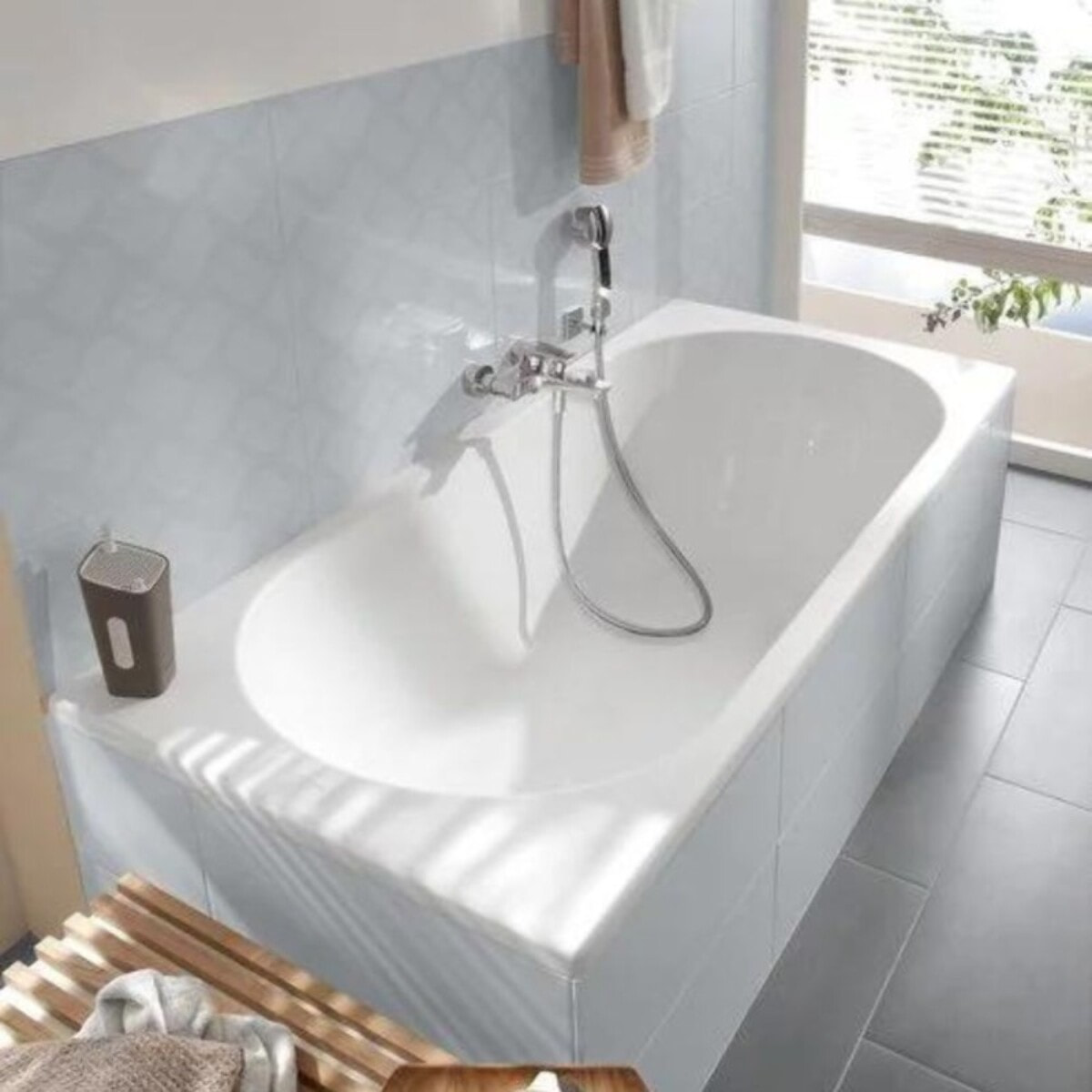 Baignoire droite VILLEROY ET BOCH O Novo acrylique