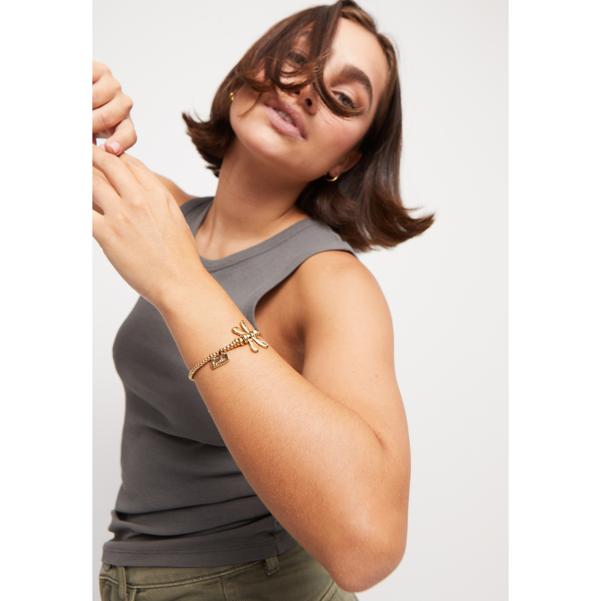 Pulsera SER REBELDE DORADO M