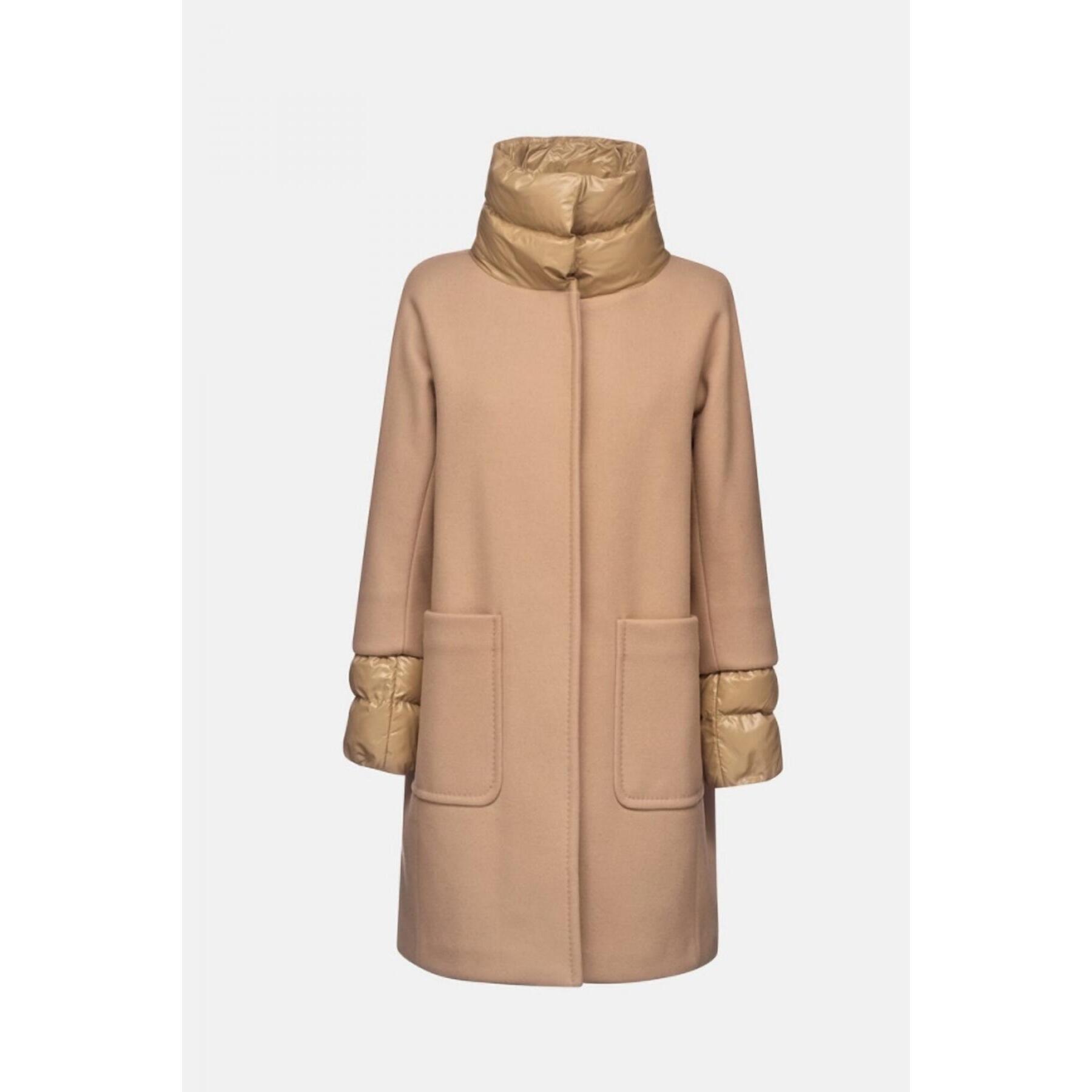 Abrigos Mujer de la marca GEOX  modelo W DIAMANTA MARRON CLARO