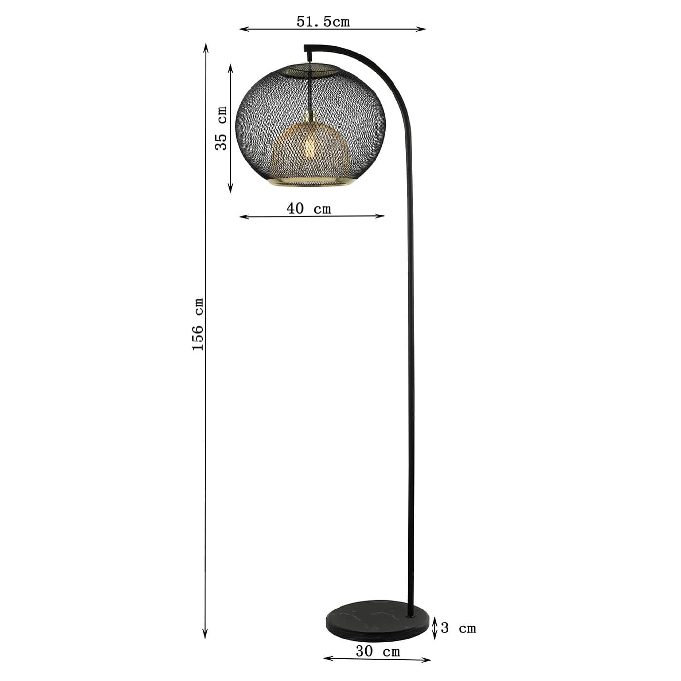 Lampadaire Grato 156cm Kare Design