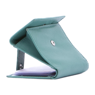 Portafoglio  da donna ecopelle Prodotto Vegano 9x8x2 cm