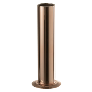 J-Line vase Tube - verre - cuivre - small - 26 cm de hauteur