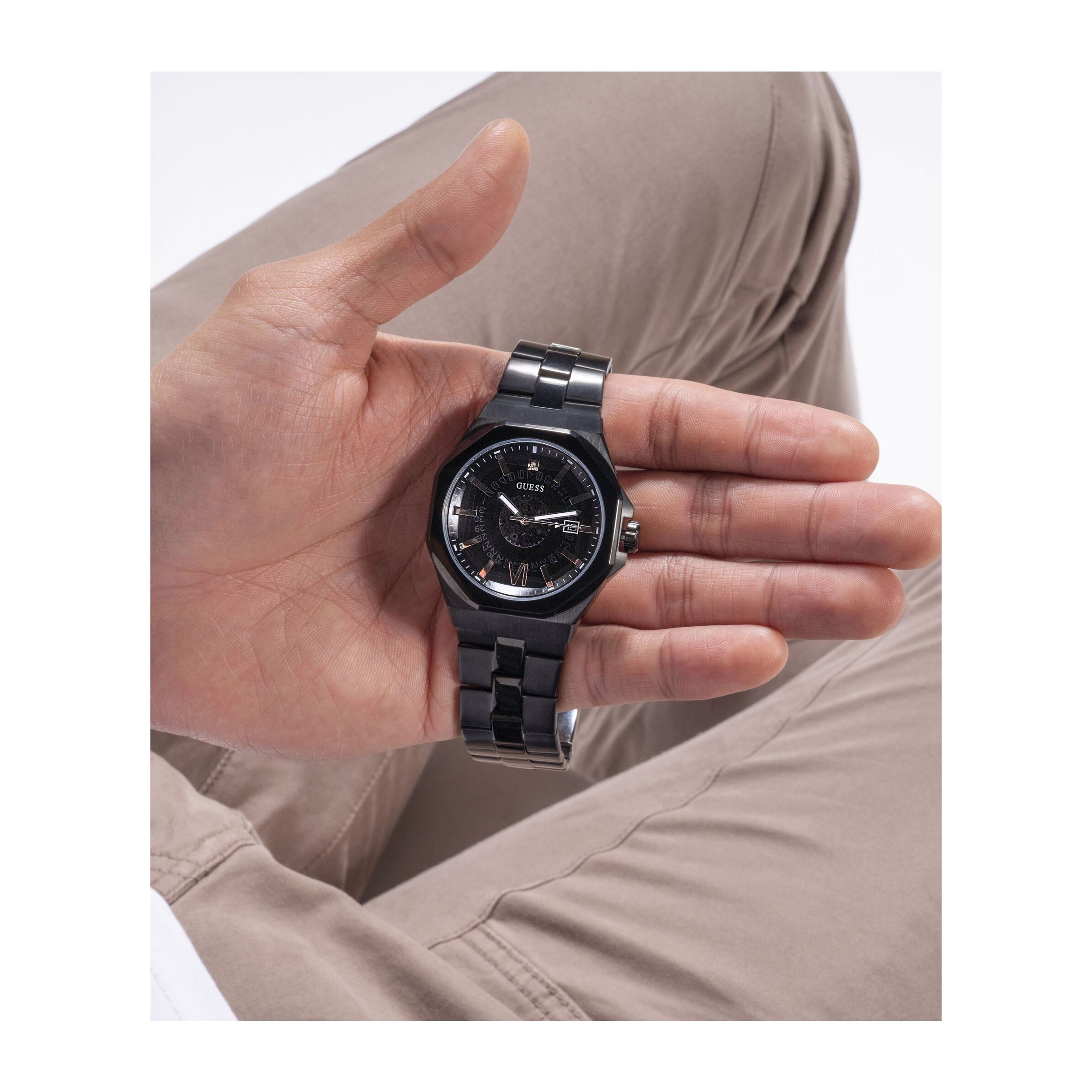 Guess Orologio Analogico Al Quarzo Gd Emperor