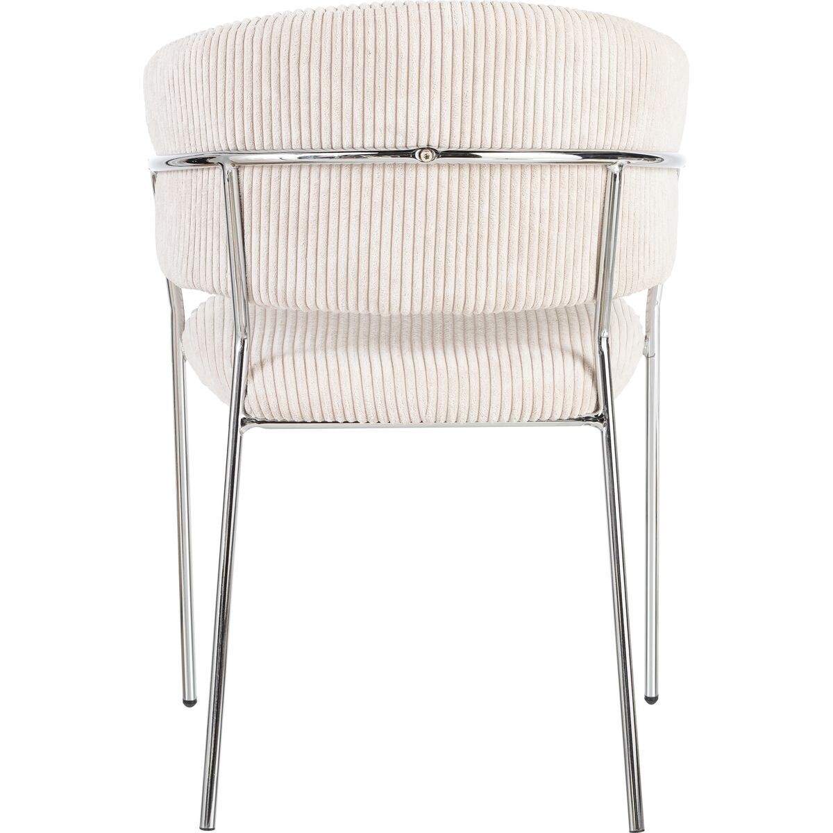 Lot de 2 chaises piètement chromé - ISYA